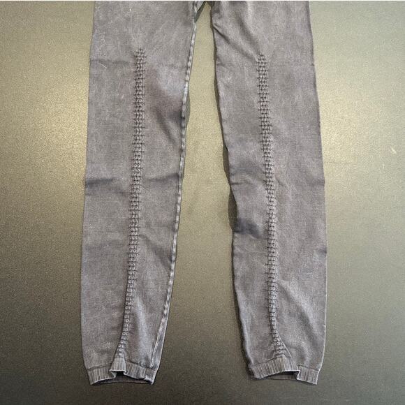 Free People Movement x The Class Gray Ribbed High Waist Leggings M/L - Picture 3 of 6